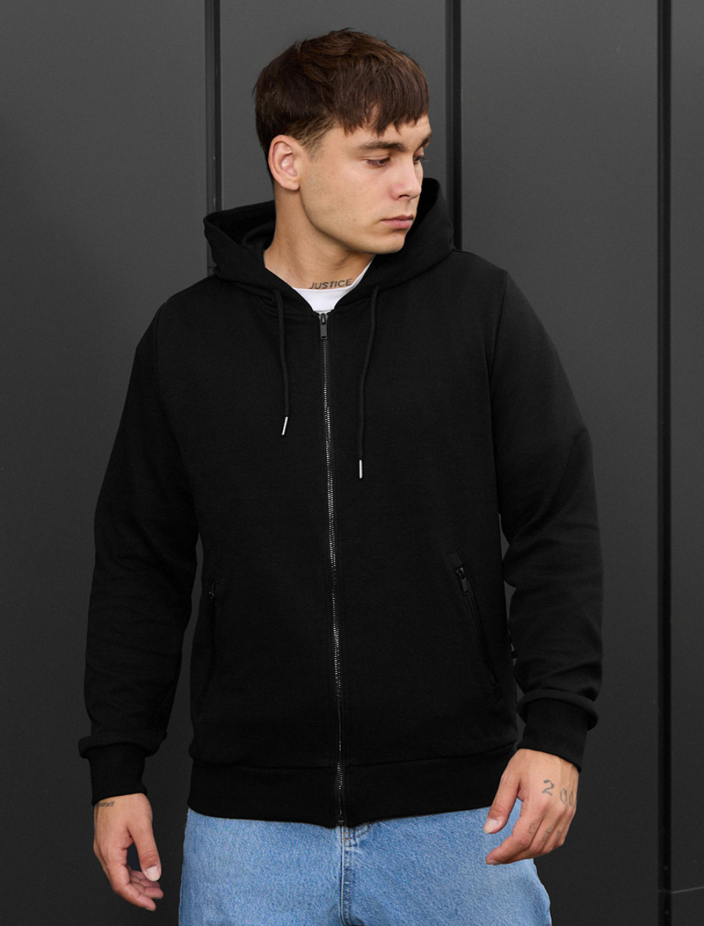 Hanorac Staff se black zip