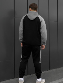 Costum de trening Staff evi gray & black