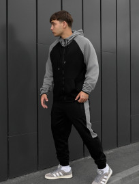Costum de trening Staff evi gray & black