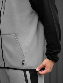 Costum de trening Staff evi gray & black2
