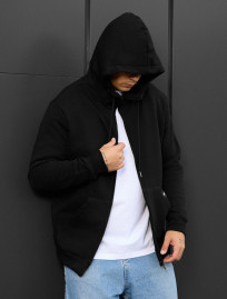 Hanorac Staff zip black fleece