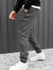 Pantaloni de trening Staff ho dark gray fleece