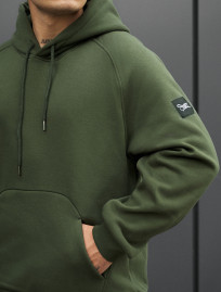 Costum de trening Staff es khaki oversize fleece