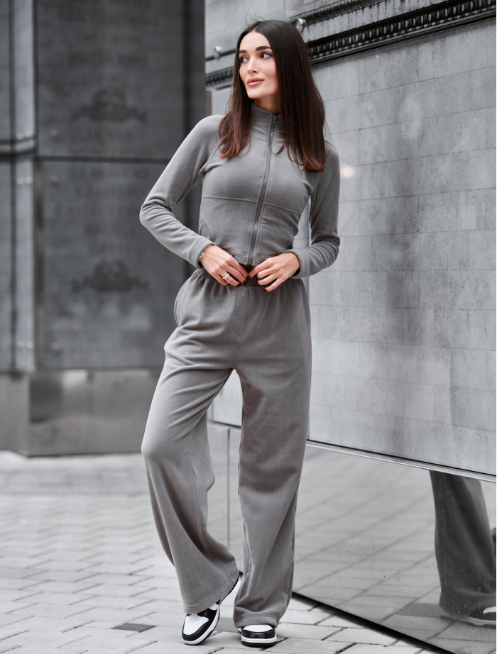 Costum de trening de damă Staff eno gray fleece