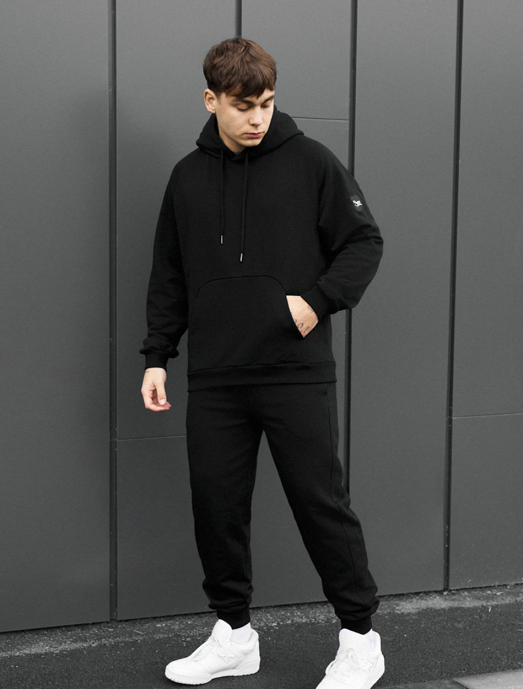 Costum de trening Staff es black oversize