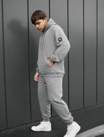 Costum de trening Staff es gray oversize