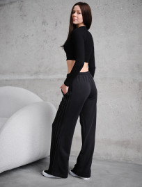 Pantaloni de trening de damă Staff min black