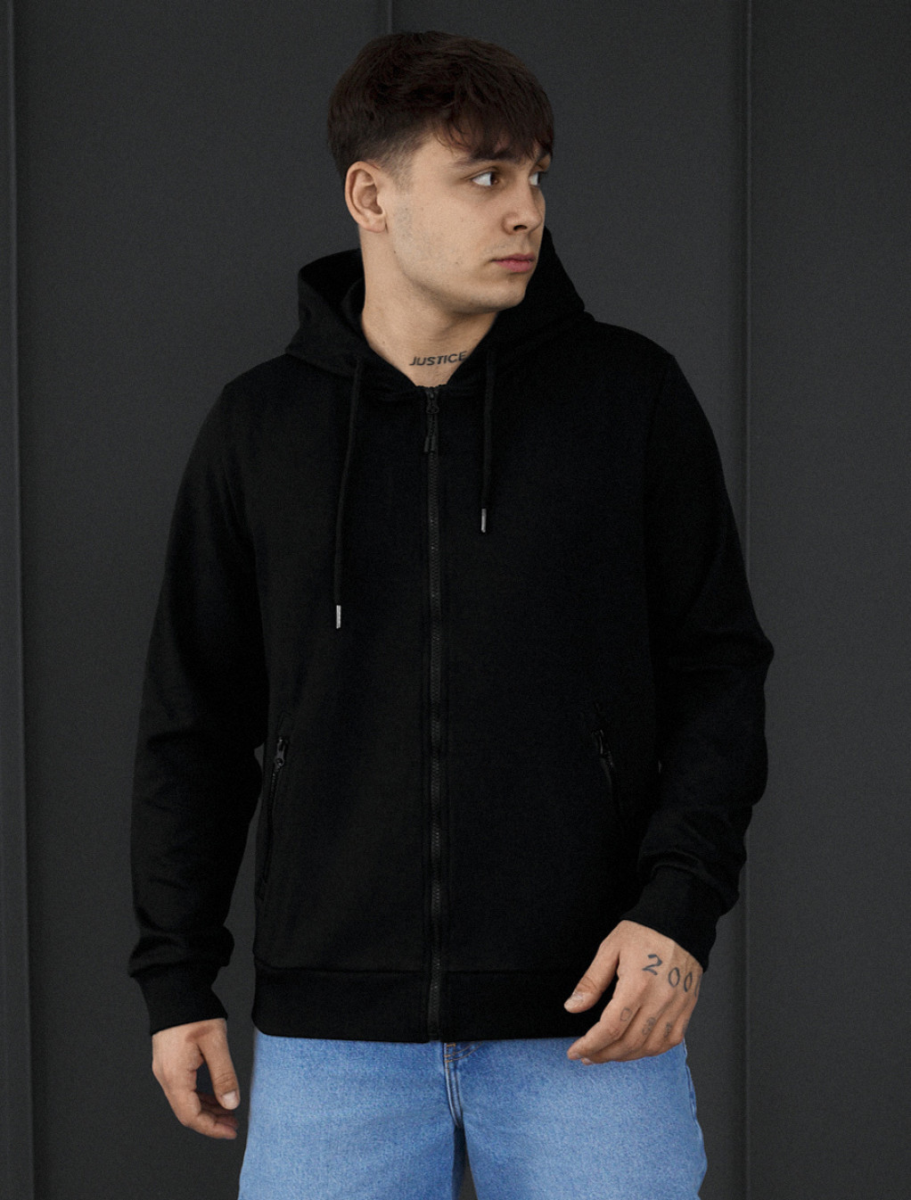 Hanorac Staff se black zip