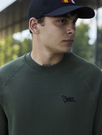 Bluză de trening Staff khaki logo