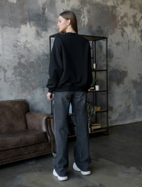Bluză de trening de damă Staff s oversize black
