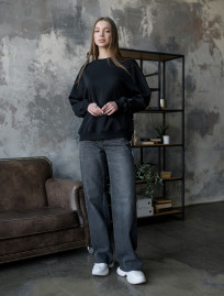 Bluză de trening de damă Staff s oversize black