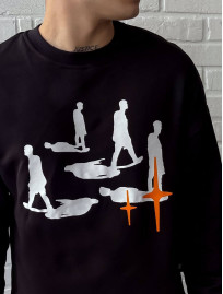 Bluză de trening Staff people oversize