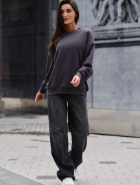 Bluză de trening de damă Staff s oversize dark gray