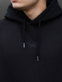 Hanorac Staff black logo oversize fleece