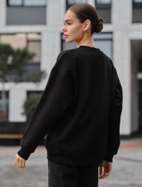 Bluză de trening de damă Staff fa black oversize fleece