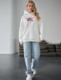 Hanorac de damă Staff cartoons oversize fleece