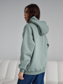 Hanorac de damă Staff mint oversize fleece