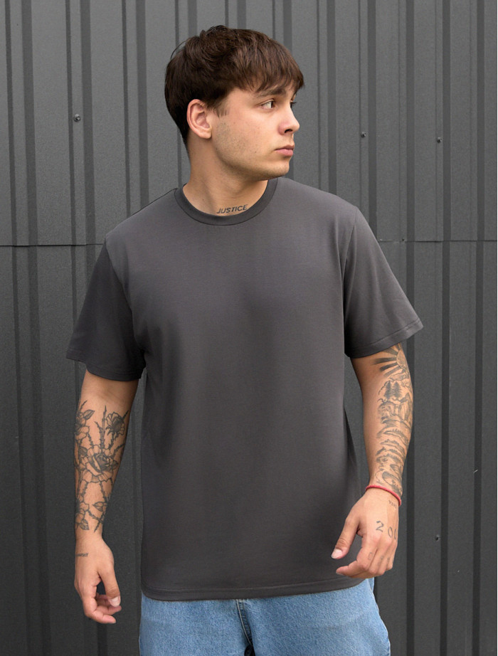 Tricou Staff dark gray