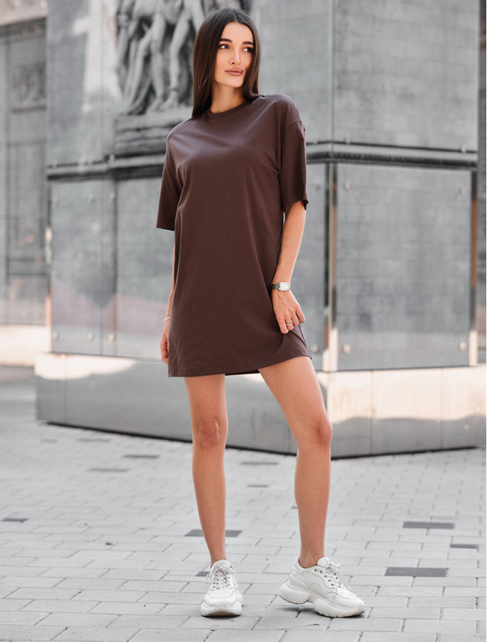 Rochie Staff gi dark brown