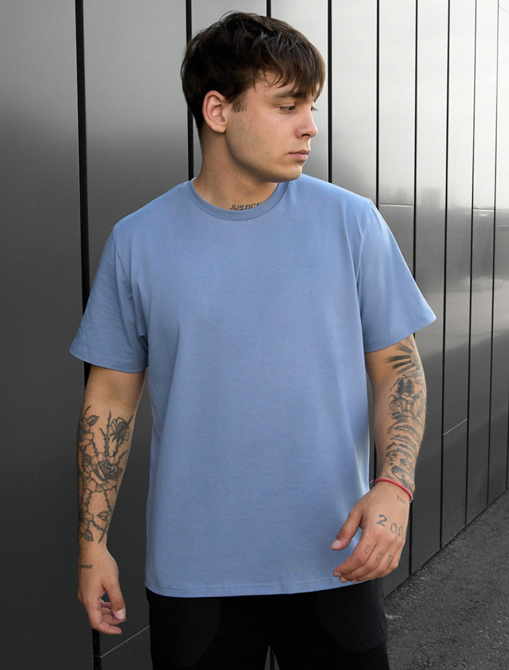 Tricou Staff light blue