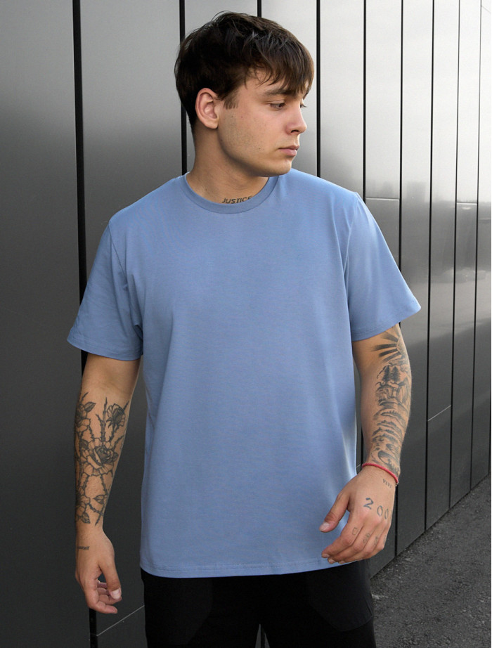 Tricou Staff light blue