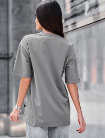 Tricou de damă Staff li gray oversize