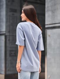 Tricou de damă Staff li light blue oversize