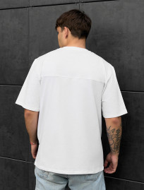 Tricou Staff white & black logo