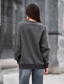 Bluză de trening de damă Staff s dark gray oversize