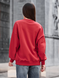 Bluză de trening de damă Staff s bordo oversize