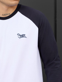 Bluză Staff white & navy logo
