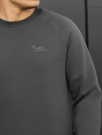 Bluză de trening Staff dark gray logo fleece