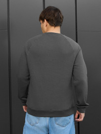 Bluză de trening Staff dark gray logo fleece