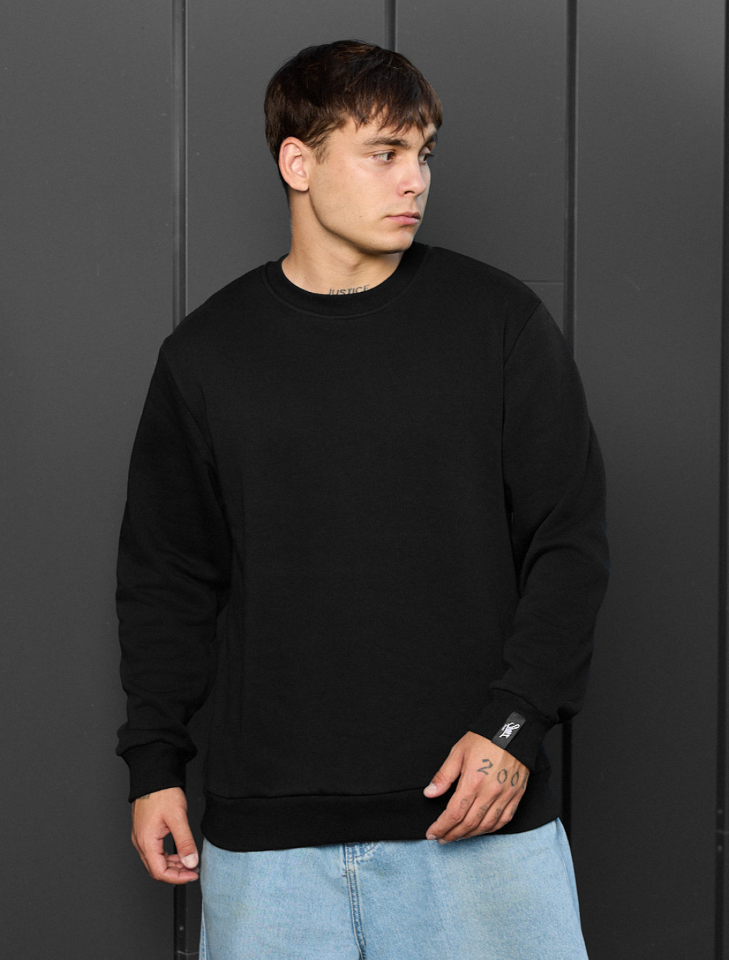 Bluză de trening Staff black basic fleece