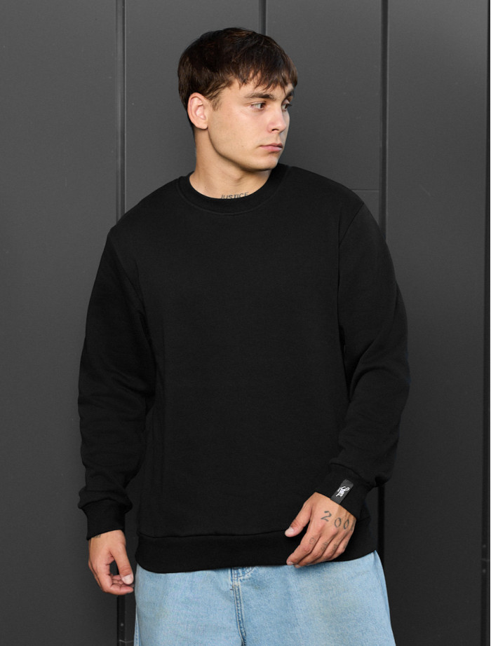 Bluză de trening Staff black basic fleece