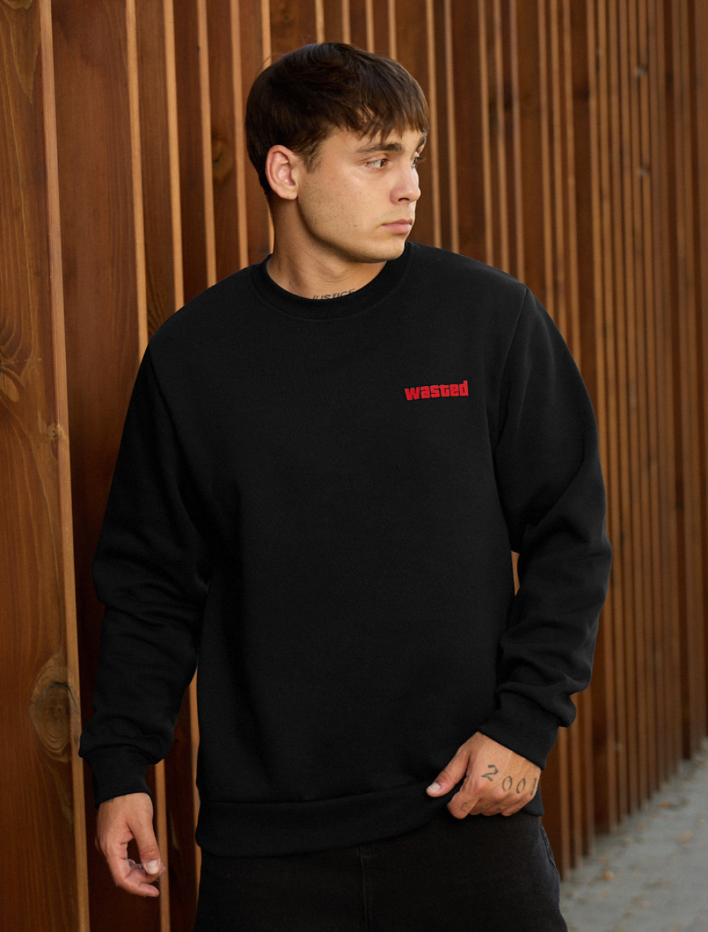 Bluză de trening Staff wasted fleece