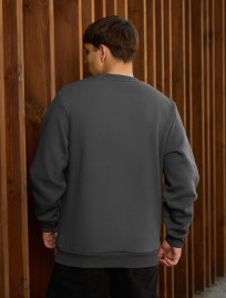 Bluză de trening Staff dark gray basic fleece