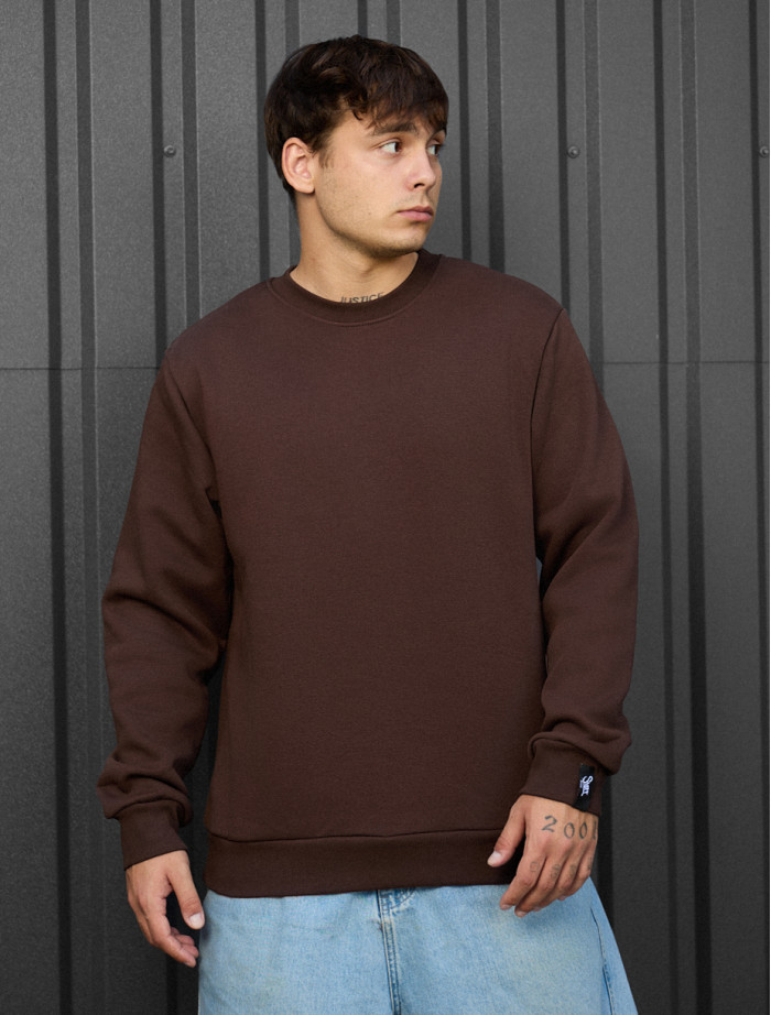 Bluză de trening Staff brown basic fleece