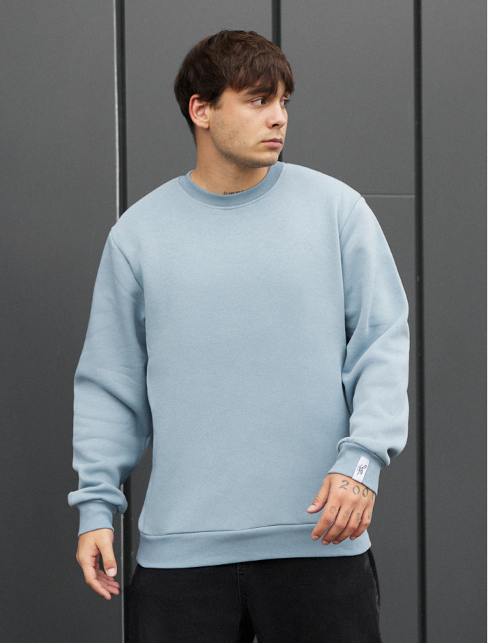 Bluză de trening Staff light blue basic fleece