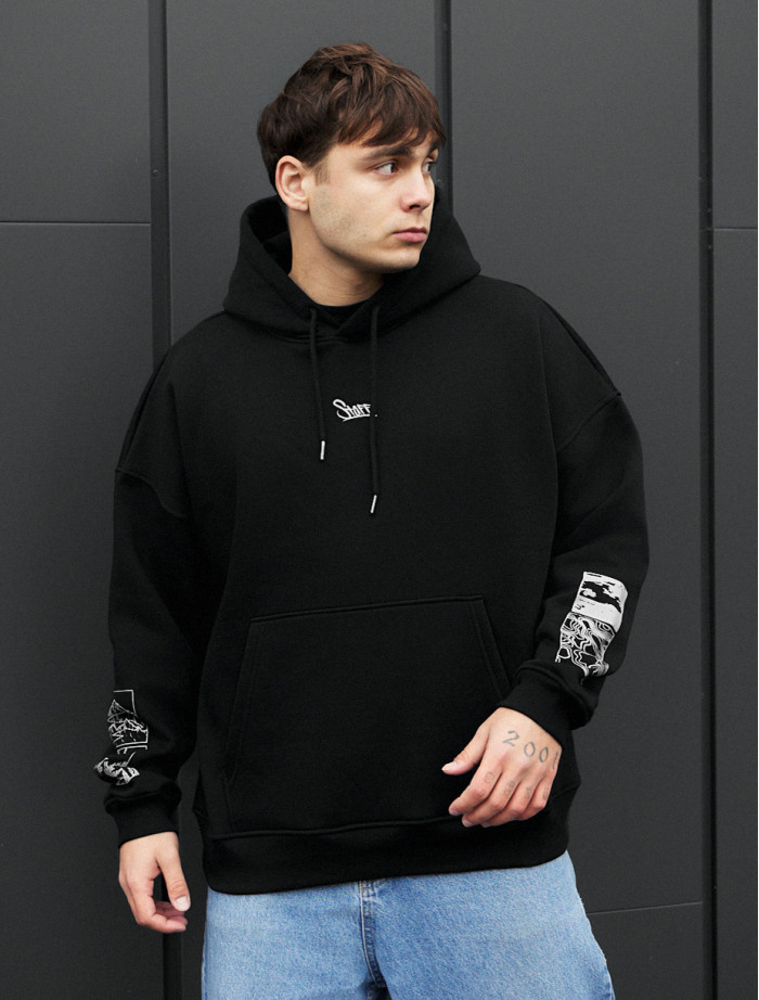 Hanorac Staff logo & nature oversize fleece