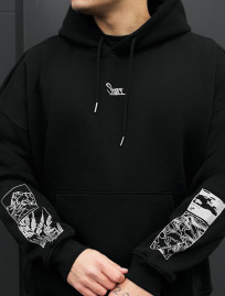 Hanorac Staff logo & nature oversize fleece