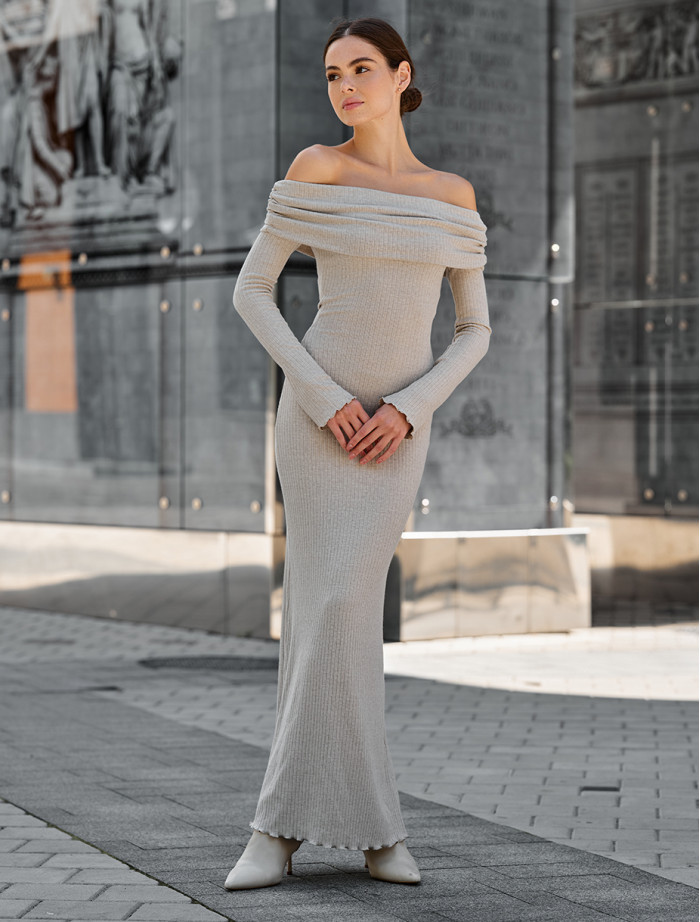 Rochie Staff luna light beige