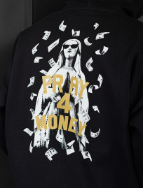 Hanorac Staff pray 4 money oversize fleece