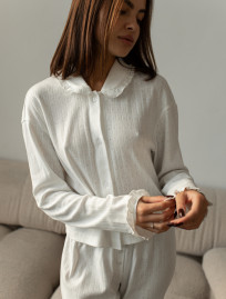 Pijamale de damă Staff me white