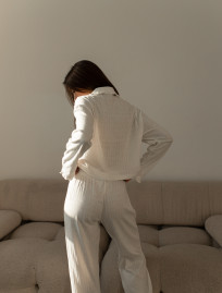 Pijamale de damă Staff me white