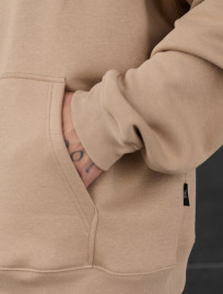 Hanorac Staff light brown basic oversize fleece