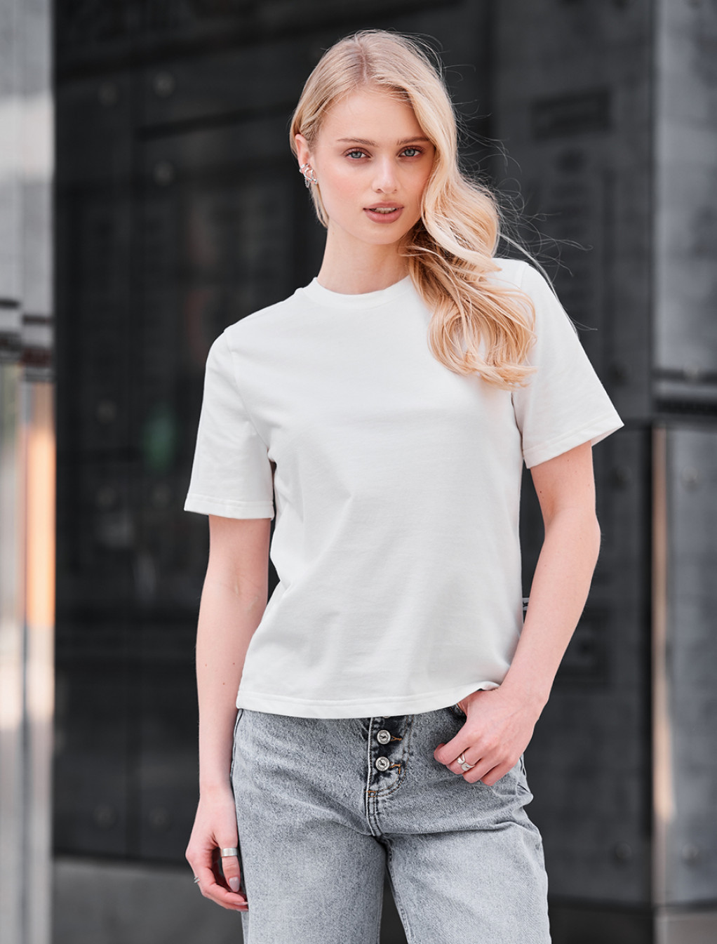 Tricou de damă Staff ant white