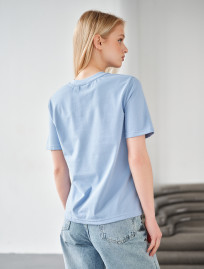 Tricou de damă Staff ant light blue