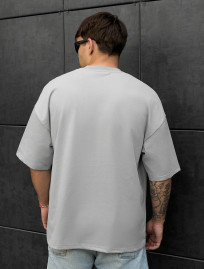 Tricou  Staff gray logo oversize