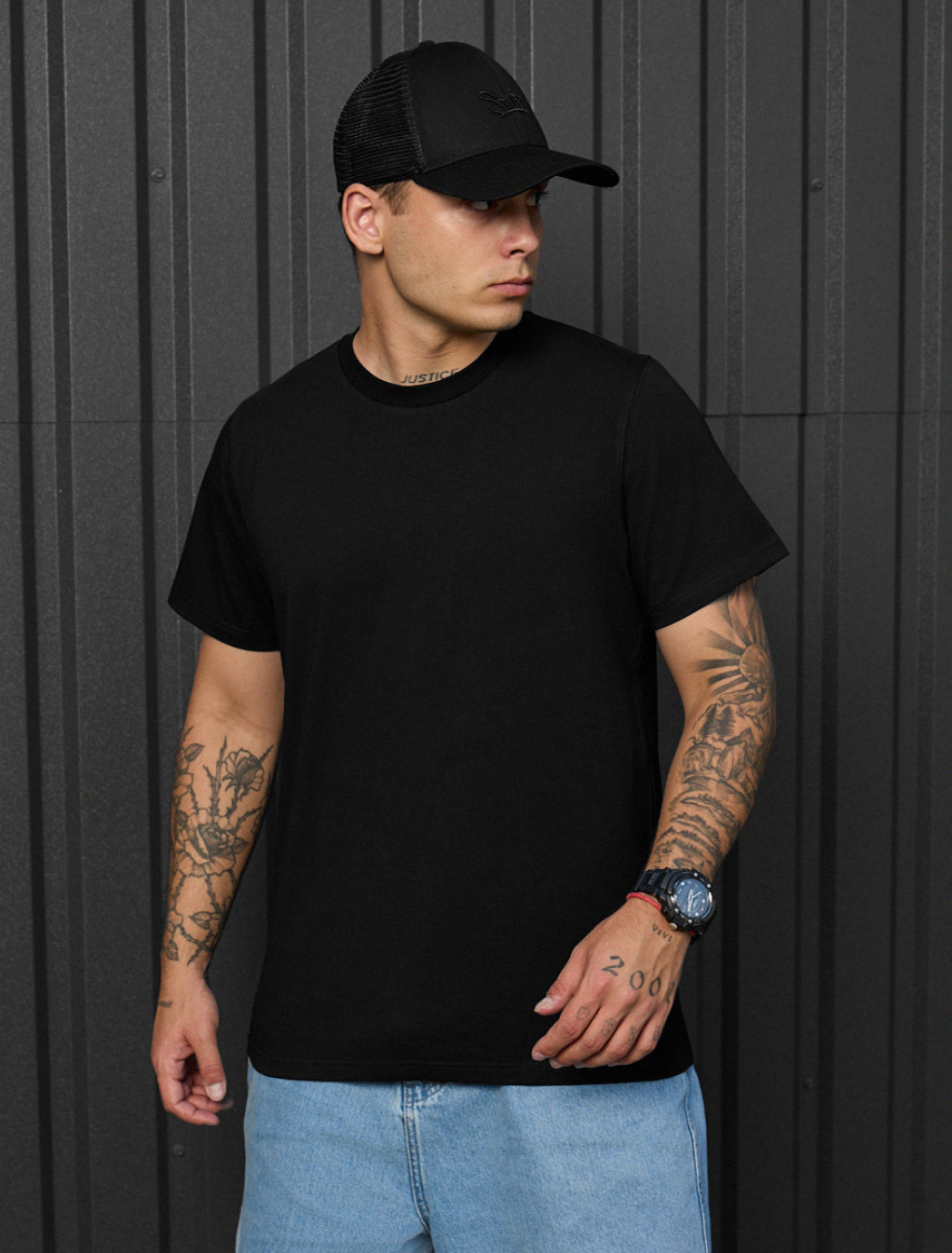Tricou Staff black basic